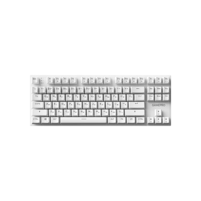 Клавіатура GamePro Genesis Joker MK124W Outemu Red Switch USB UA White (MK124W) - фото 8
