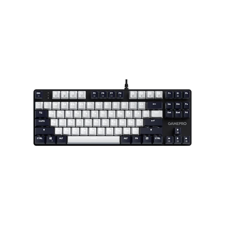 Клавіатура GamePro Genesis Metallic MK110B Outemu Red Switch USB UA Black (MK110B) - фото 1