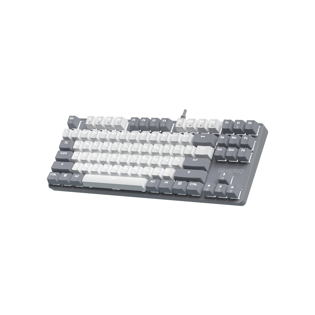 Клавіатура GamePro Genesis Metallic MK110G Outemu Red Switch USB UA Gray (MK110G) - фото 3 Клавіатура GamePro Genesis Metallic MK110G Outemu Red Switch USB UA Gray (MK110G) - фото 3