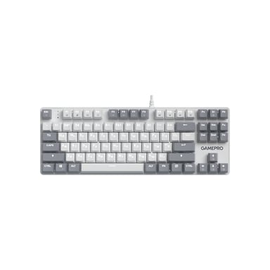 Клавіатура GamePro Genesis Metallic MK110W Outemu Red Switch USB UA White (MK110W) - фото 1