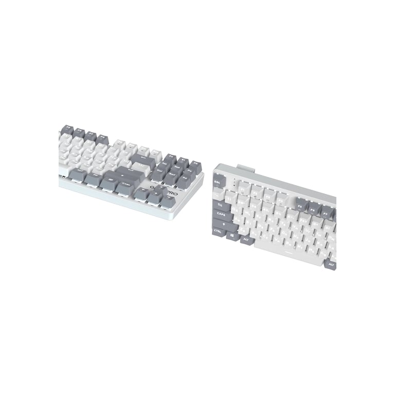 Клавіатура GamePro Genesis Metallic MK110W Outemu Red Switch USB UA White (MK110W) - фото 4