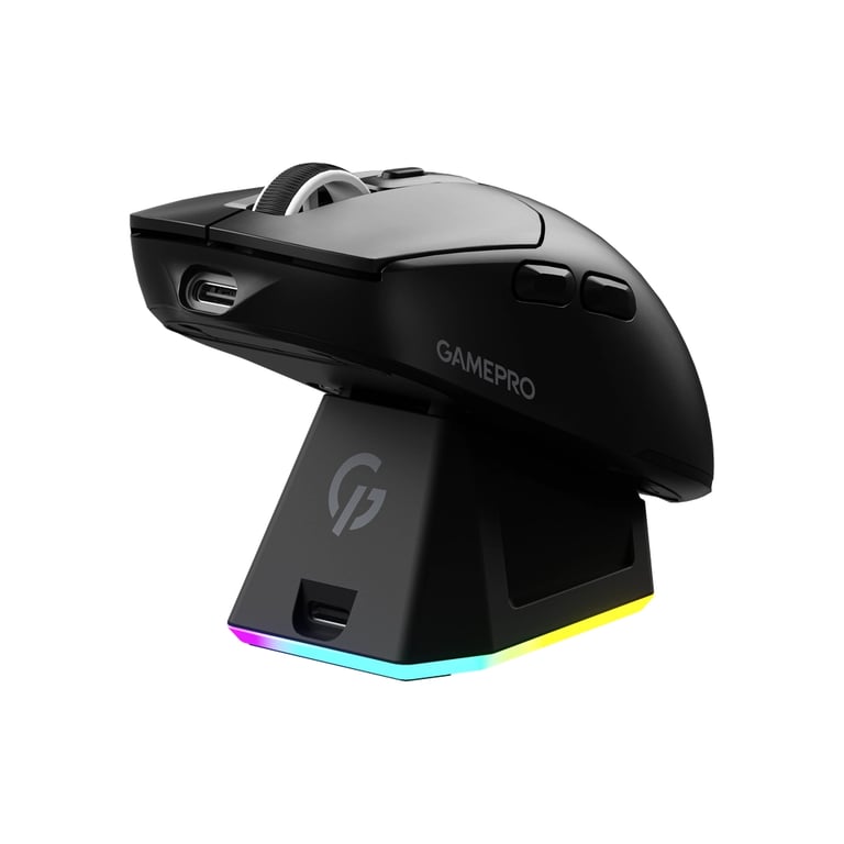 Мишка GamePro Genesis Airmaster Wireless/Bluetooth/USB Black (GM167B) - фото 1