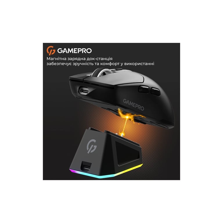 Мишка GamePro Genesis Airmaster Wireless/Bluetooth/USB Black (GM167B) - фото 11