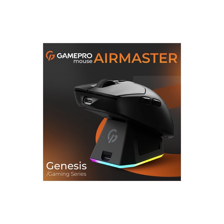 Мишка GamePro Genesis Airmaster Wireless/Bluetooth/USB Black (GM167B) - фото 9