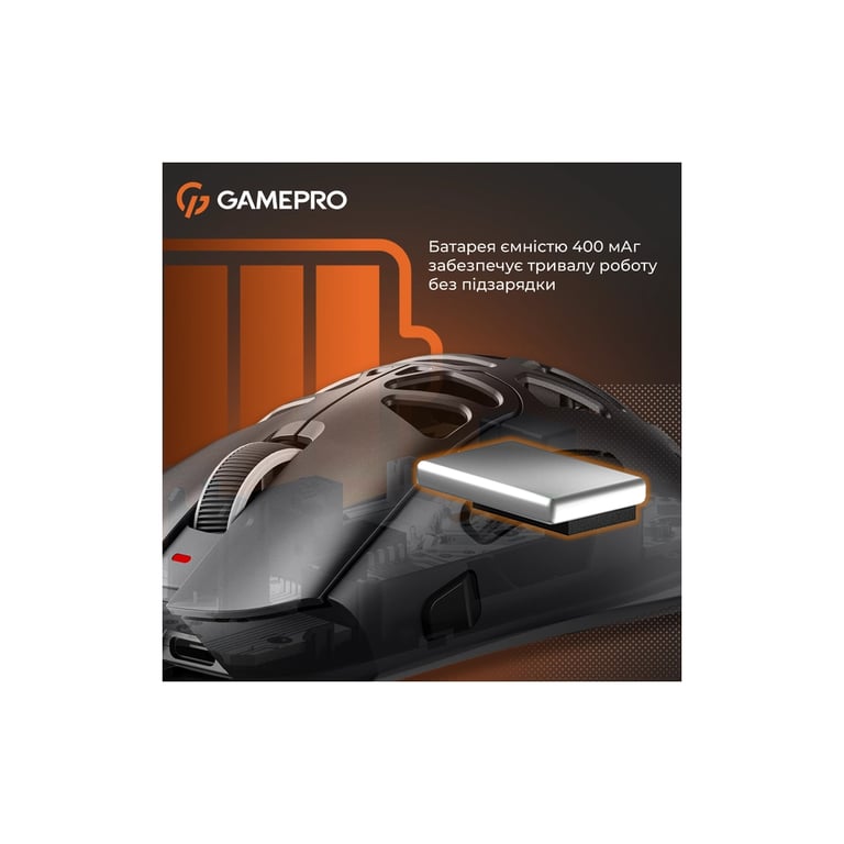 Мишка GamePro Genesis Spider Wireless/Bluetooth/USB Black (GM870B) - фото 10