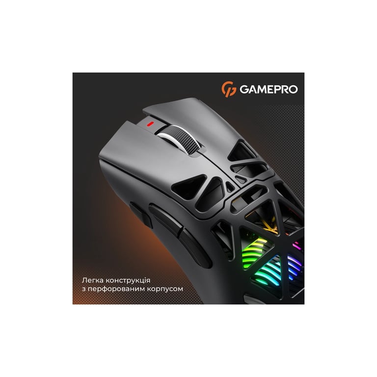 Мишка GamePro Genesis Spider Wireless/Bluetooth/USB Black (GM870B) - фото 6