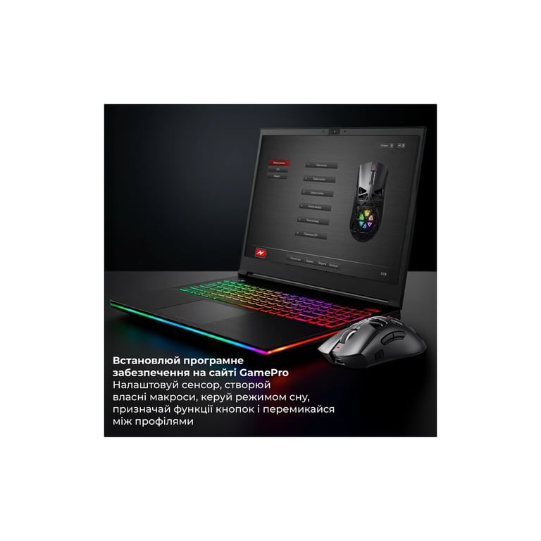Мишка GamePro Genesis Spider Wireless/Bluetooth/USB Black (GM870B) - фото 8
