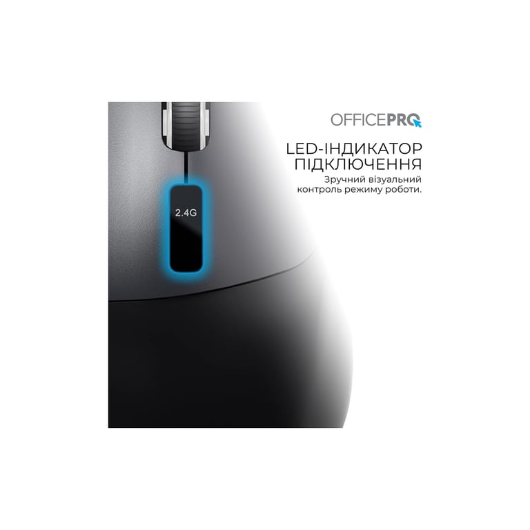 Мишка OfficePro M398B Wireless/Bluetooth Black (M398B) - фото 9