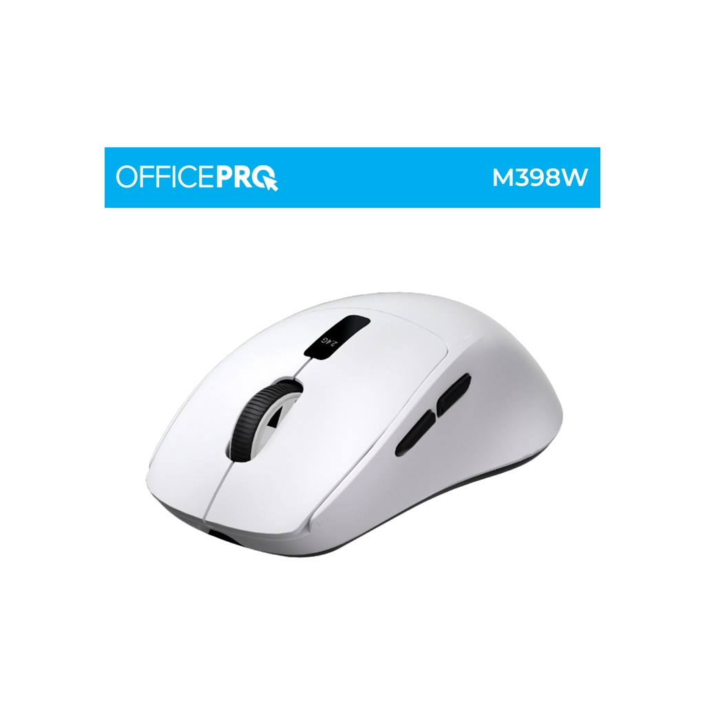 Мишка OfficePro M398W Wireless/Bluetooth White (M398W) - фото 5 Мишка OfficePro M398W Wireless/Bluetooth White (M398W) - фото 5