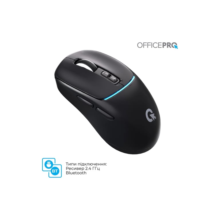 Мишка OfficePro M468B Wireless/Bluetooth Black (M468B) - фото 12
