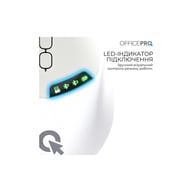 Мишка OfficePro M520W Wireless/Bluetooth White (M520W) - фото 9