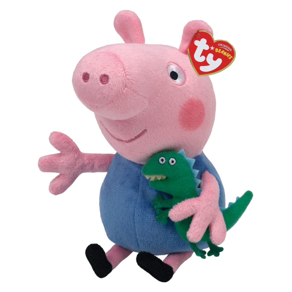 М'яка іграшка Ty Peppa Pig Джордж 15 см (46130) - фото 1 М'яка іграшка Ty Peppa Pig Джордж 15 см (46130) - фото 1