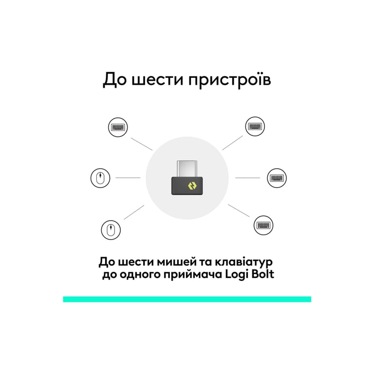 Адаптер Logitech BOLT Receiver USB-C - 2.4GHZ (L956-000157) - фото 5