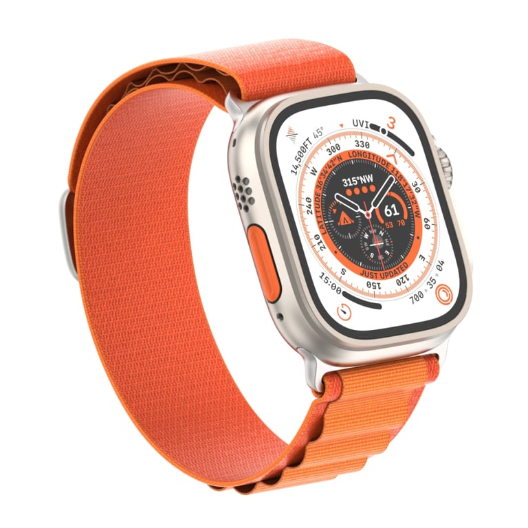 Ремінець до смарт-годинника Armorstandart Alpina Band для Apple Watch 42 (Series 11-10)/41/40/38 Orange (ARM64978) - фото 2