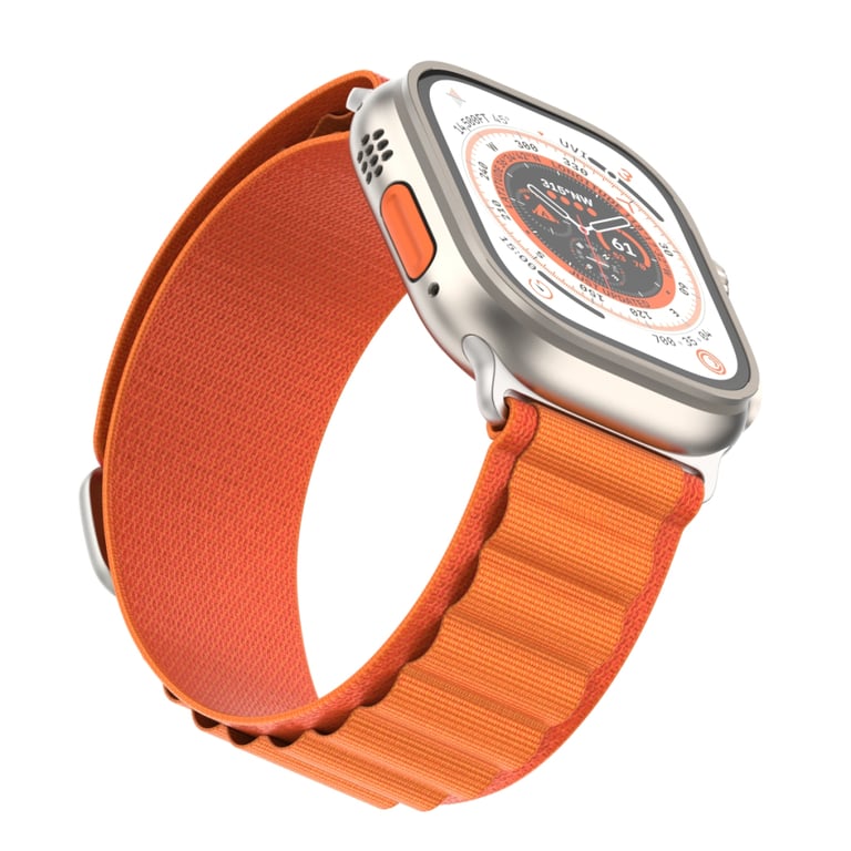 Ремінець до смарт-годинника Armorstandart Alpina Band для Apple Watch 42 (Series 11-10)/41/40/38 Orange (ARM64978) - фото 3