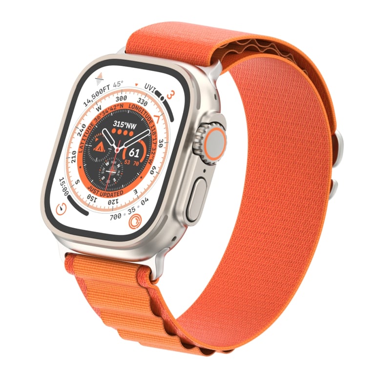 Ремінець до смарт-годинника Armorstandart Alpina Band для Apple Watch 42 (Series 11-10)/41/40/38 Orange (ARM64978) - фото 4