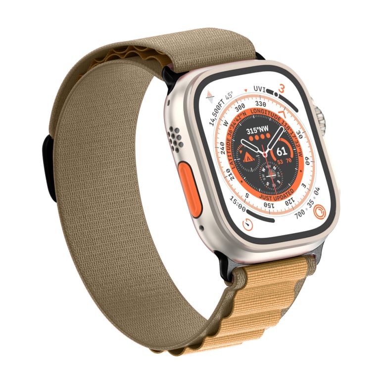 Ремінець до смарт-годинника Armorstandart Alpina Band для Apple Watch 42 (Series 11-10)/41/40/38 Tan (ARM82564) - фото 2
