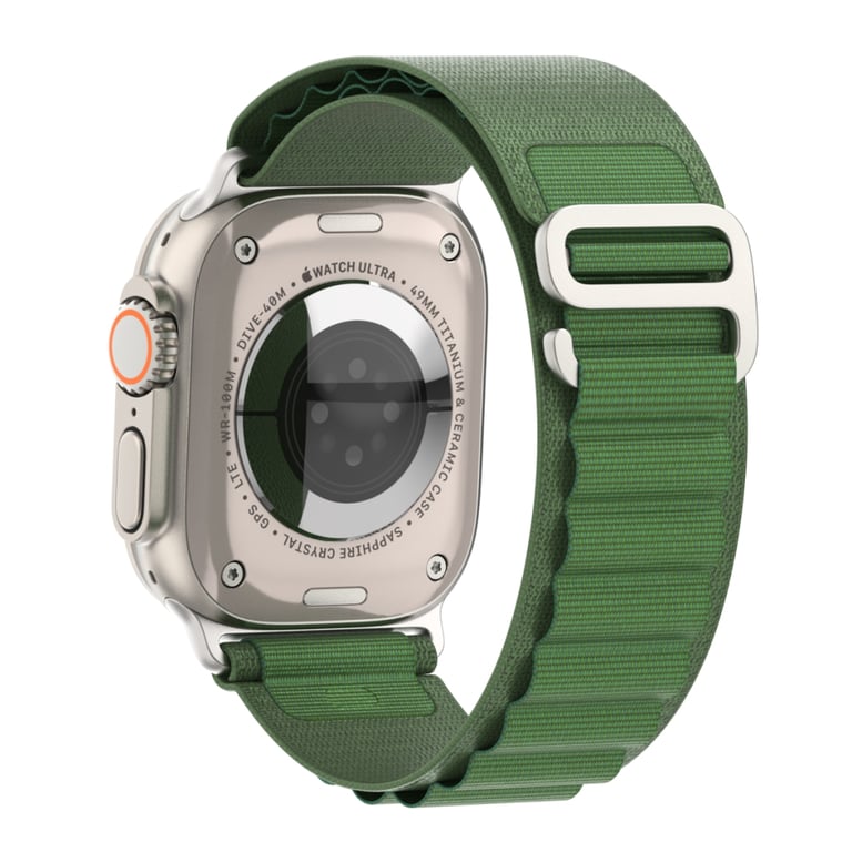 Ремінець до смарт-годинника Armorstandart Alpina Band для Apple Watch 49/46/45/44/42 (Series 1-3) Green (ARM64981) - фото 5