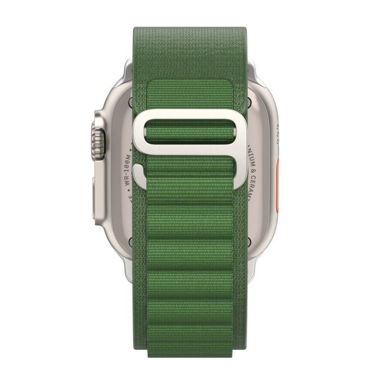 Ремінець до смарт-годинника Armorstandart Alpina Band для Apple Watch 49/46/45/44/42 (Series 1-3) Green (ARM64981) - фото 6