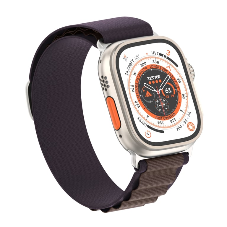 Ремінець до смарт-годинника Armorstandart Alpina Band для Apple Watch 49/46/45/44/42 (Series 1-3) Indigo (ARM81043) - фото 2