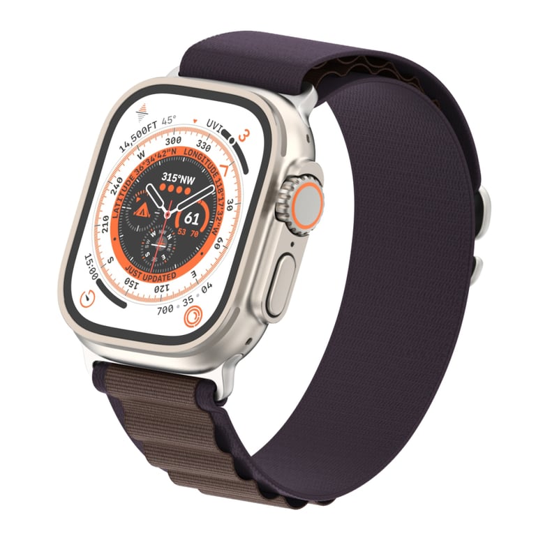 Ремінець до смарт-годинника Armorstandart Alpina Band для Apple Watch 49/46/45/44/42 (Series 1-3) Indigo (ARM81043) - фото 4