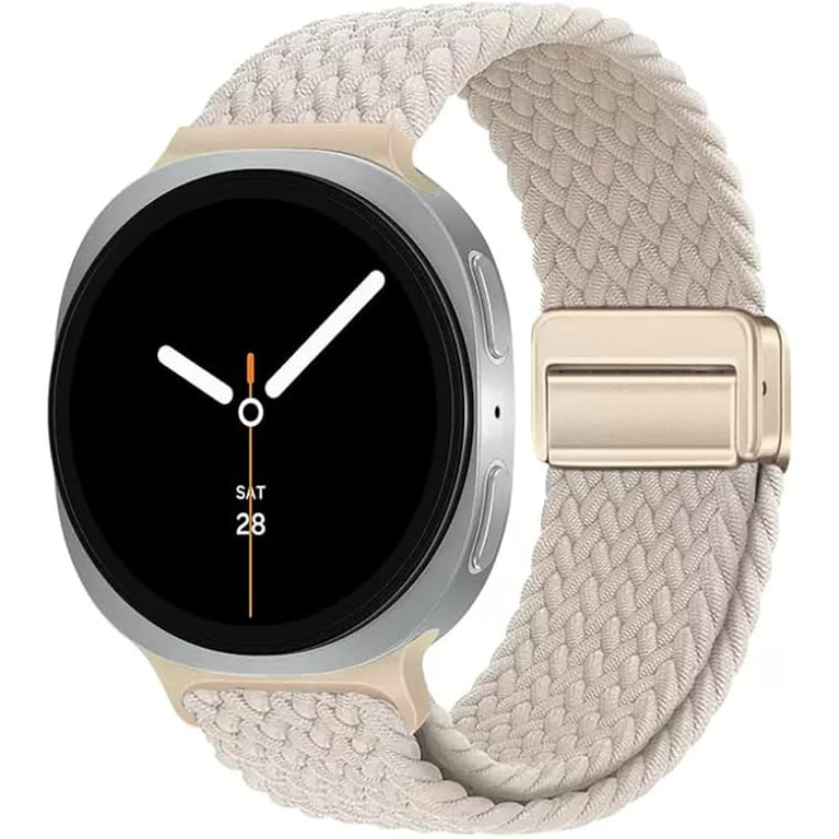 Ремінець до смарт-годинника Armorstandart Braided Solo Loop для Samsung Watch 8 / 8 Classic (20x113 mm) Starlight (ARM87357) - фото 1