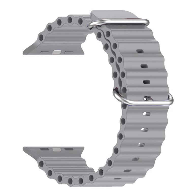 Ремінець до смарт-годинника Armorstandart Ocean Band для Apple Watch 49/46/45/44/42 (Series 1-3) Cloudy Grey (ARM85141) - фото 1