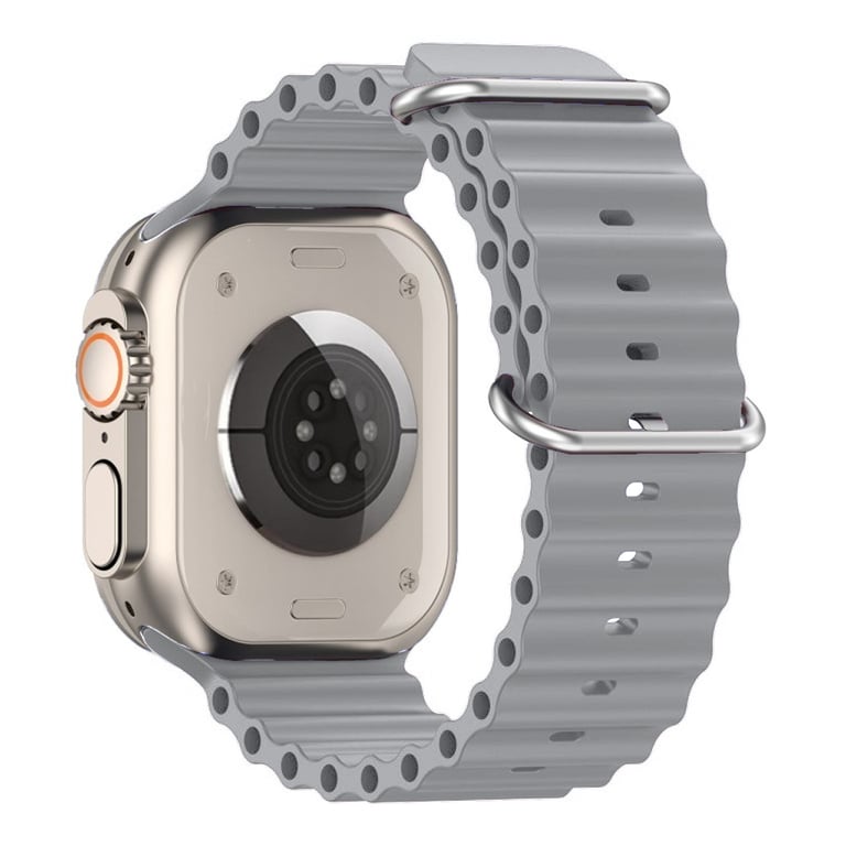 Ремінець до смарт-годинника Armorstandart Ocean Band для Apple Watch 49/46/45/44/42 (Series 1-3) Cloudy Grey (ARM85141) - фото 3