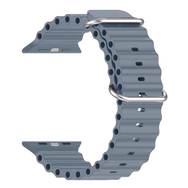 Ремінець до смарт-годинника Armorstandart Ocean Band для Apple Watch 49/46/45/44/42 (Series 1-3) Stone Lotus Blue (ARM74247) - фото 1