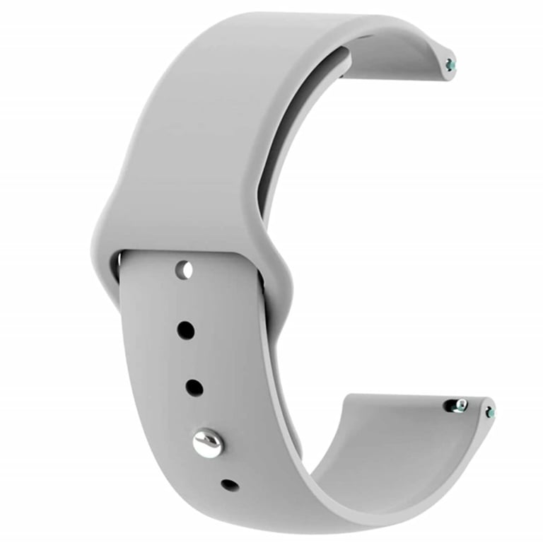 Ремінець до смарт-годинника Armorstandart Silicone Watch Strap 20mm Light Grey (ARM60517) - фото 1