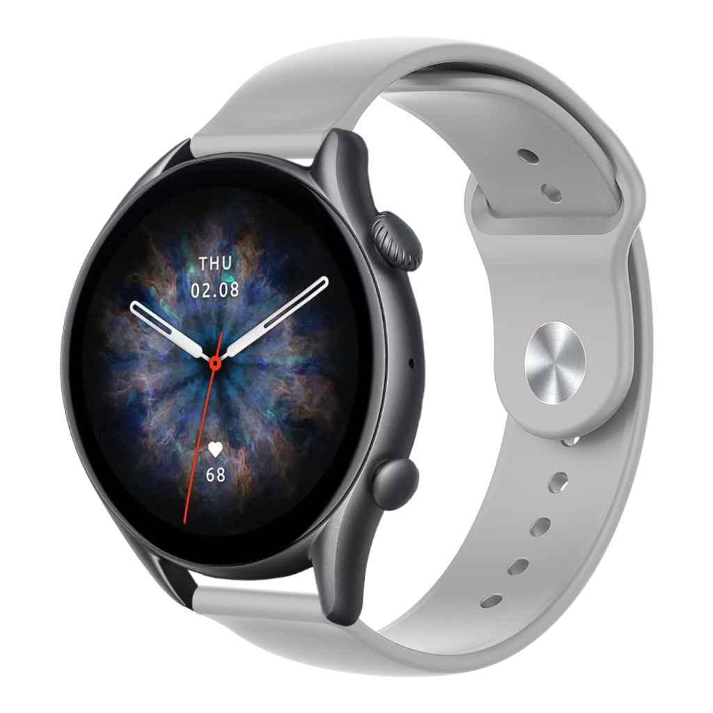 Ремінець до смарт-годинника Armorstandart Silicone Watch Strap 22mm Light Grey (ARM80664) - фото 2 Ремінець до смарт-годинника Armorstandart Silicone Watch Strap 22mm Light Grey (ARM80664) - фото 2