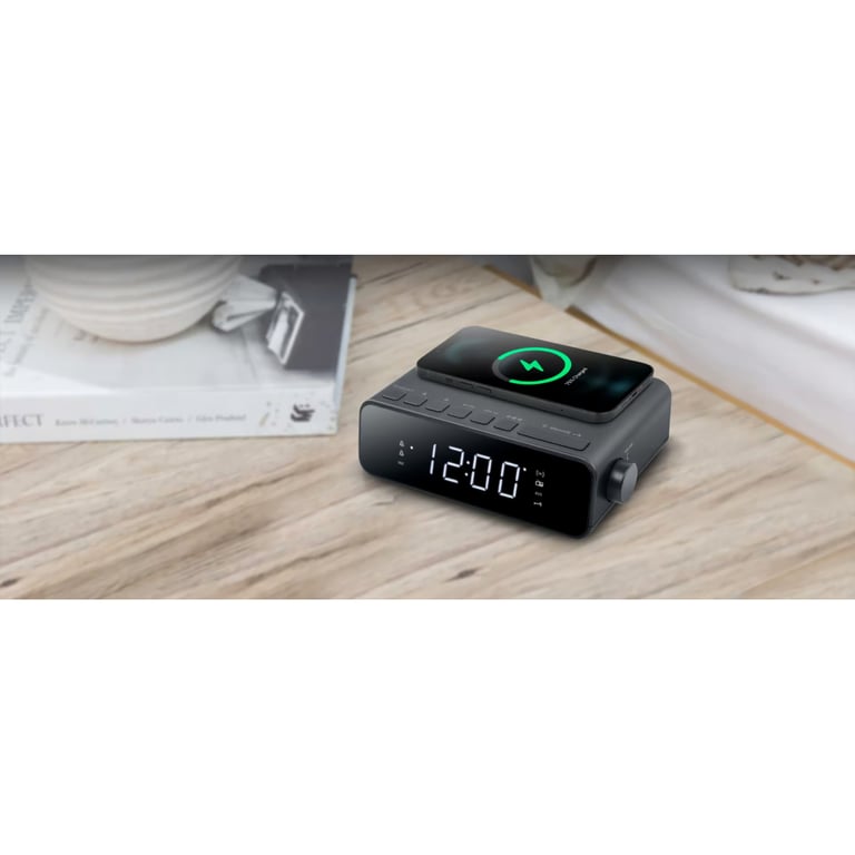 Настільний годинник Muse Радіо-годинник з USB (M-175 WI) - фото 5