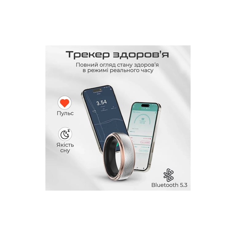 Смарт-кільце HiFuture Future Ring2 10 Rose Gold (futurering2-10.rosegold) - фото 2