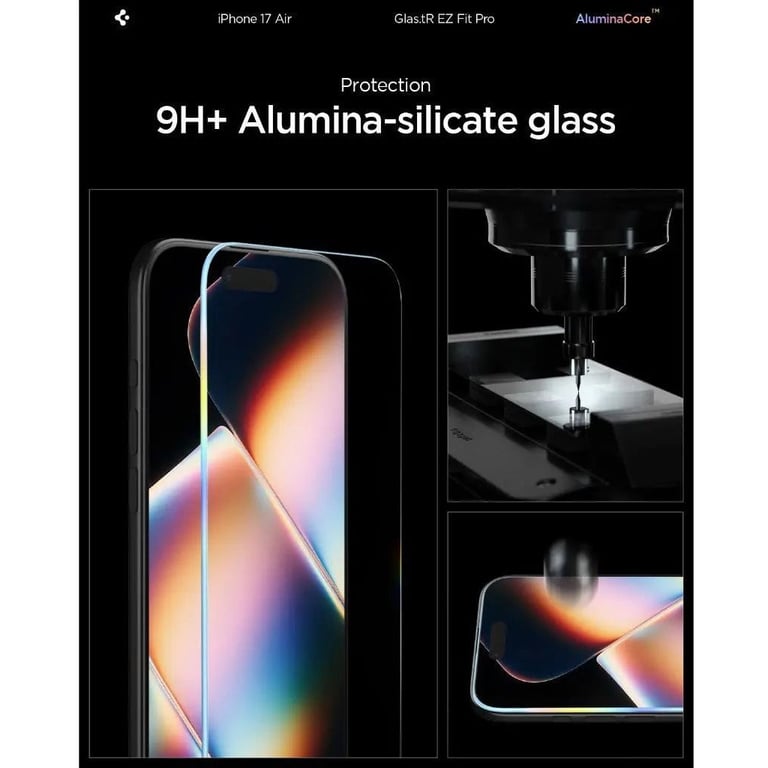 Скло захисне Spigen Glas.tR EZ Fit Pro HD iPhone 17 Air (AGL09870) - фото 3