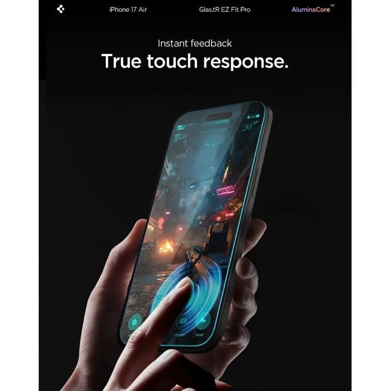 Скло захисне Spigen Glas.tR EZ Fit Pro HD iPhone 17 Air (AGL09870) - фото 6