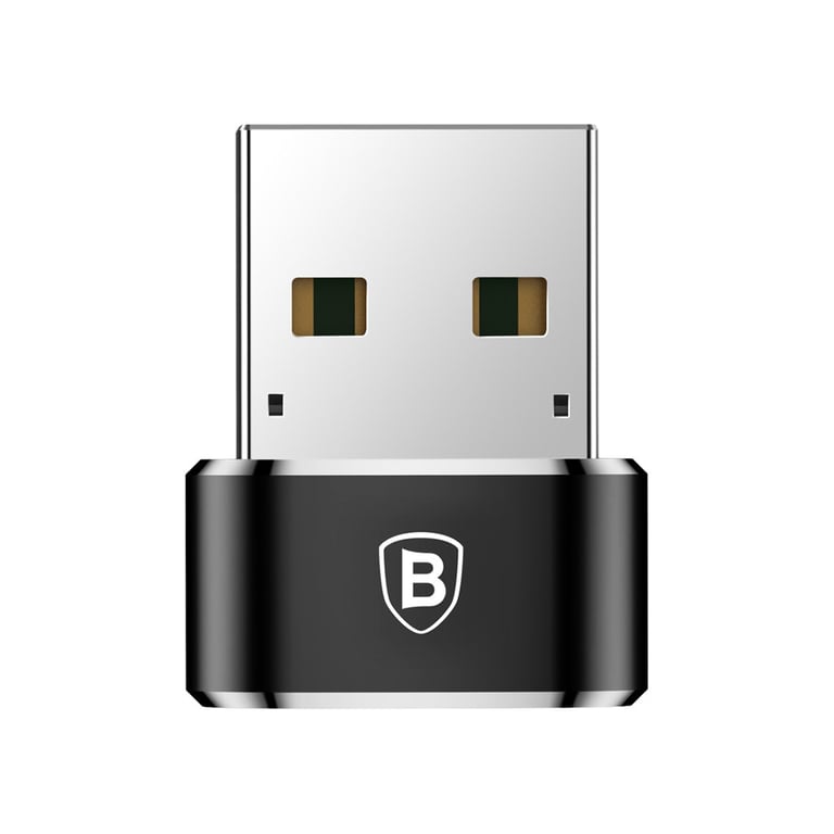 Перехідник USB 2.0 AF to USB-C black Baseus (CAAOTG-01) - фото 3