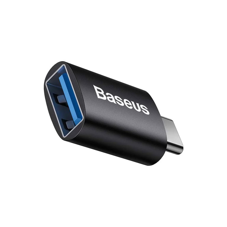 Перехідник OTG USB 3.1 AF to USB-C black Baseus (ZJJQ000001) - фото 1