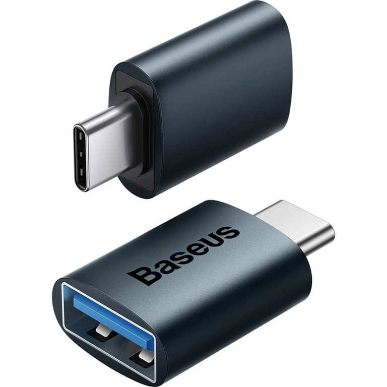 Перехідник OTG USB 3.1 AF to USB-C blue Baseus (ZJJQ000003) - фото 3