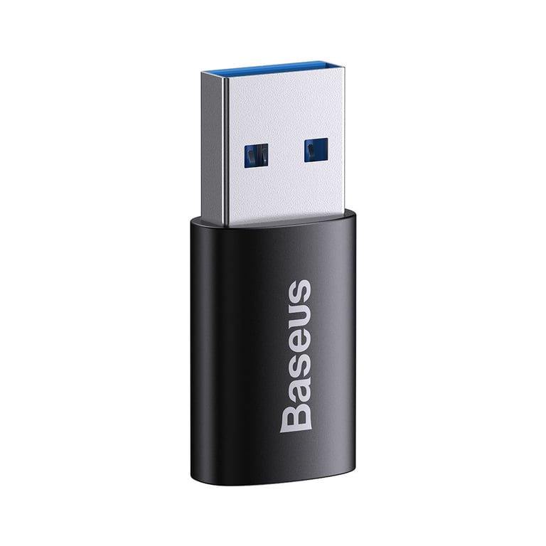 Перехідник USB 3.1 M to USB-C F black Baseus (ZJJQ000101) - фото 2