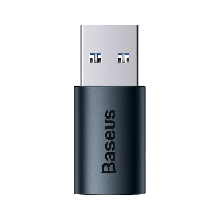 Перехідник USB 3.1 M to USB-C F blue Baseus (ZJJQ000103) - фото 3