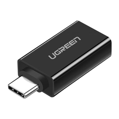 Перехідник OTG USB 3.0 AF to USB-C US173 black Ugreen (20808) - фото 1