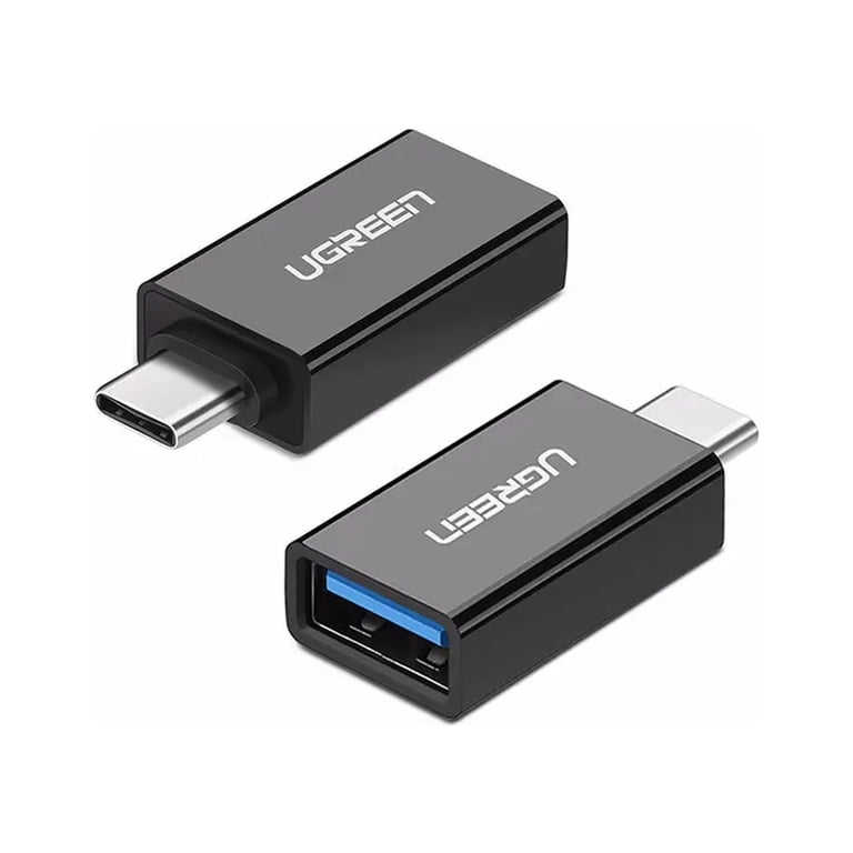 Перехідник OTG USB 3.0 AF to USB-C US173 black Ugreen (20808) - фото 3