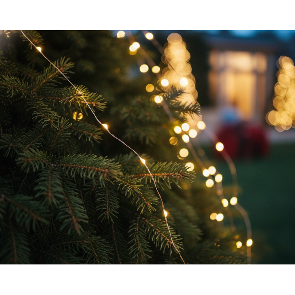 Гірлянда Chomik Оберемок струн 200 LED 10х2 м, теплий білий, IP44, від мережі (5900779901780) - фото 3 Гірлянда Chomik Оберемок струн 200 LED 10х2 м, теплий білий, IP44, від мережі (5900779901780) - фото 3