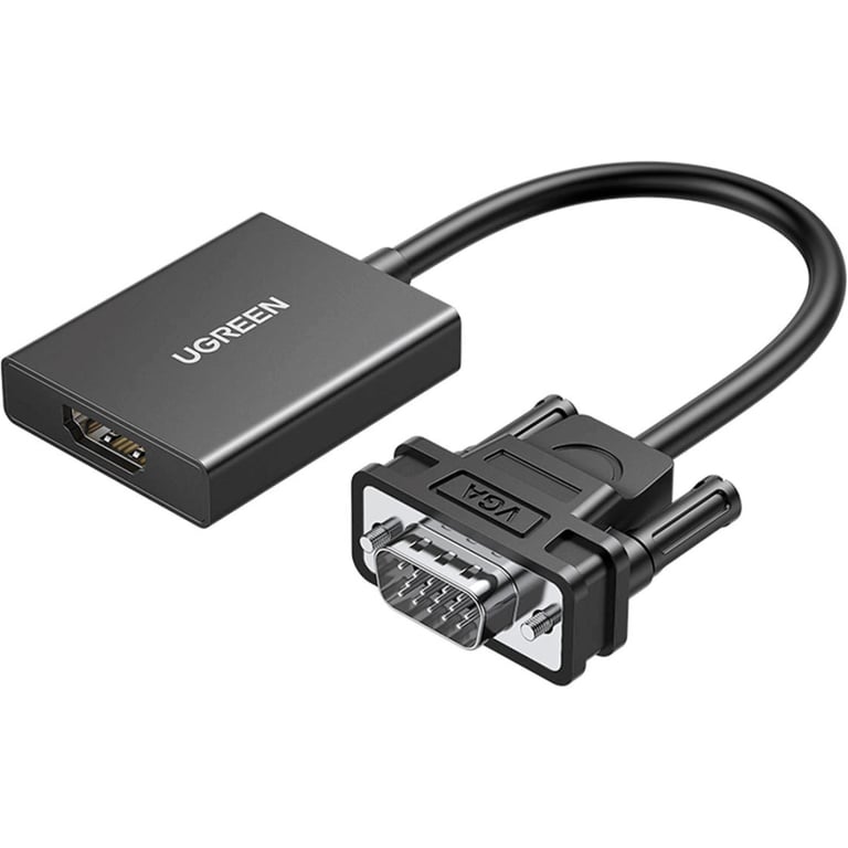 Перехідник VGA M to HDMI F CM513 black Ugreen (50945) - фото 1
