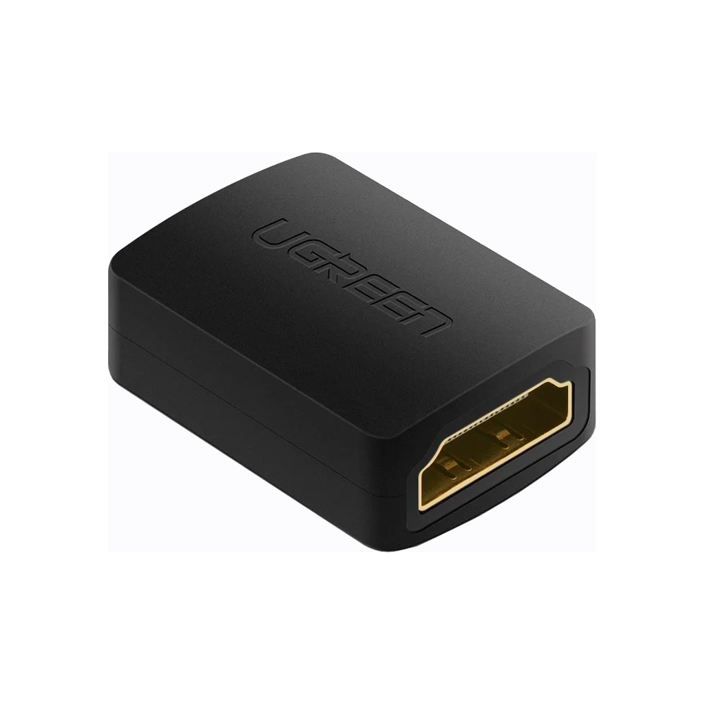 Перехідник HDMI F to HDMI F 4K 60Hz black Ugreen (20107) - фото 1
