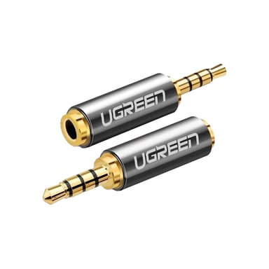 Перехідник 2.5mm M to 3.5mm F adapter black Ugreen (20501) - фото 1