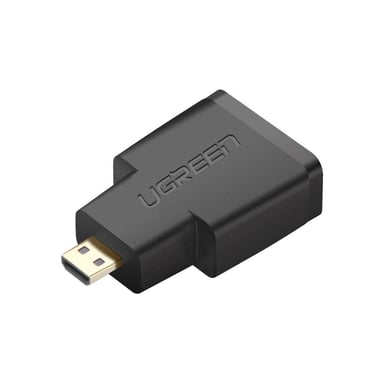 Перехідник Micro HDMI M to HDMI F black Ugreen (20106) - фото 1