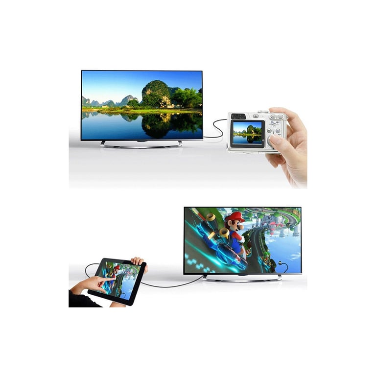 Перехідник Mini HDMI M to HDMI F black Ugreen (20101) - фото 2