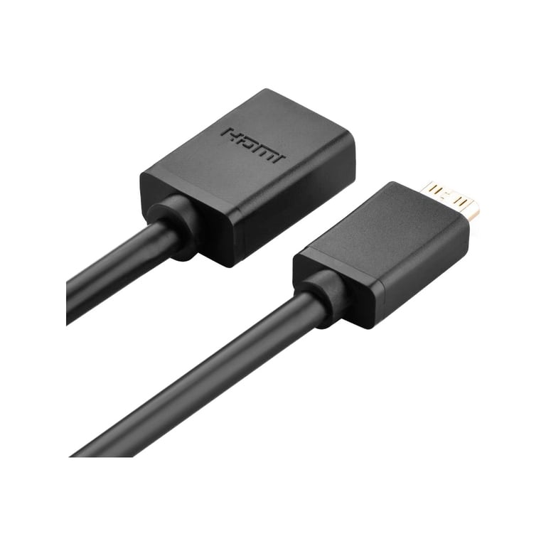 Перехідник Mini HDMI M to HDMI F 0.22m black Ugreen (20137) - фото 4