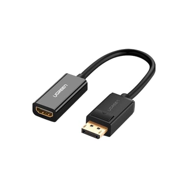 Перехідник Display Port M to HDMI F 1080P black Ugreen (40362) - фото 1